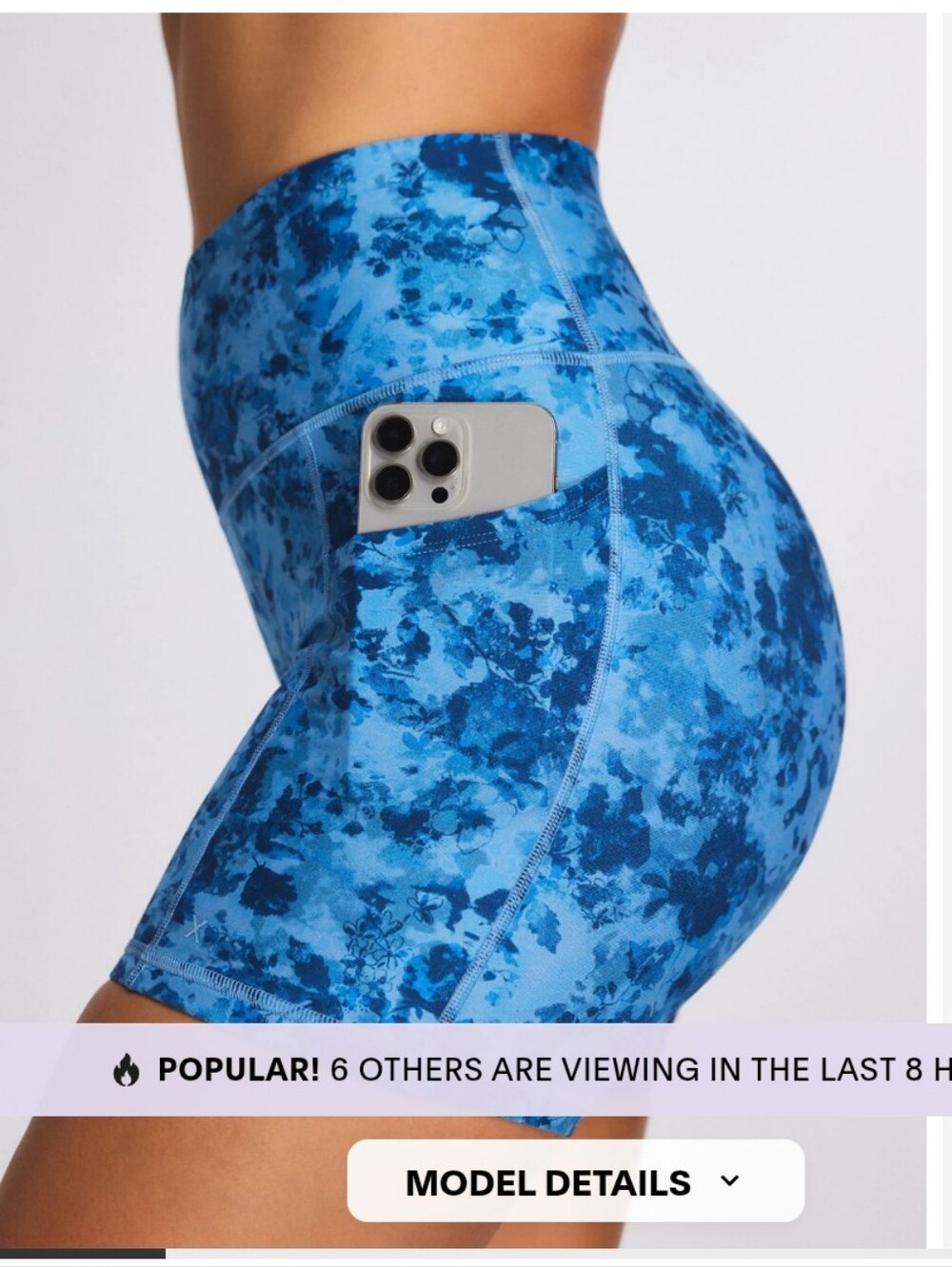 Savage X Fenty Supple Flex High-Waist Side Pocket Short 5"- M